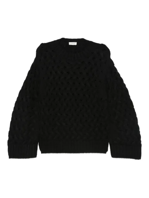P.A.R.O.S.H. open-knit sweater Black D540931LADYBRAID