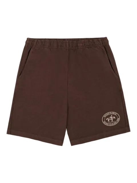Sporty & Rich Riding Club shorts Brown SH039612244BR03
