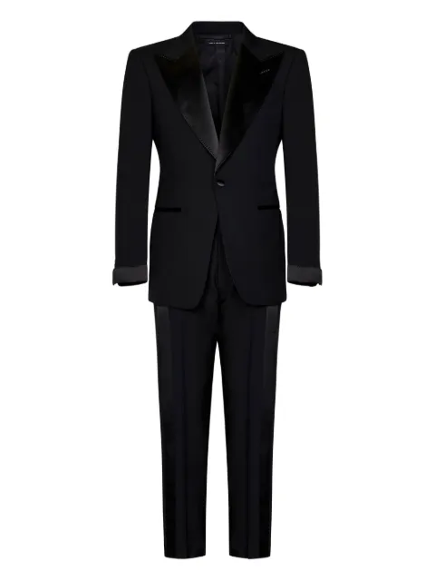 TOM FORD single-breasted wool suit Black 2EAPQ1WOS02LB999