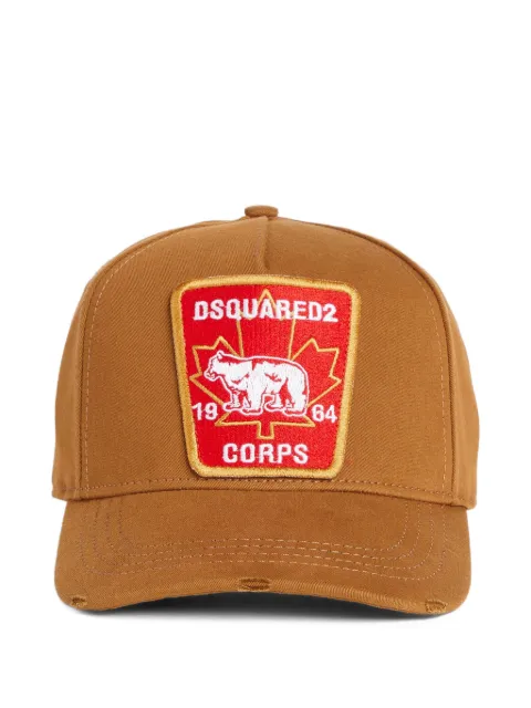 DSQUARED2 Canadian-patch baseball cap Brown BCM036705C00001
