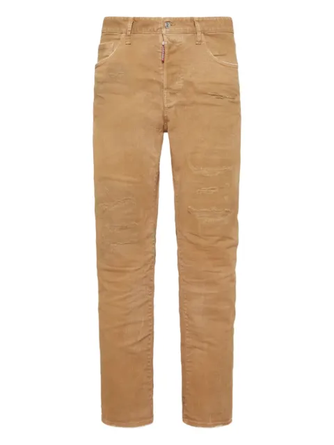 DSQUARED2 cotton trousers Neutrals S74LB1774S39781