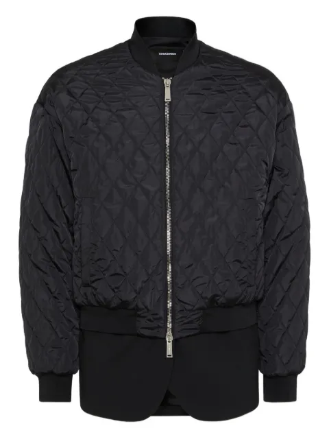 DSQUARED2 quilted bomber jacket Black S74AM1585S40320