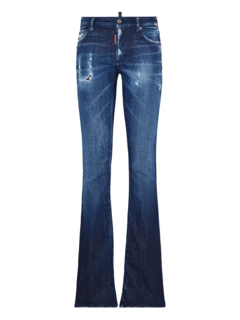 DSQUARED2 distressed flared jeans Blue S75LB1077D30010