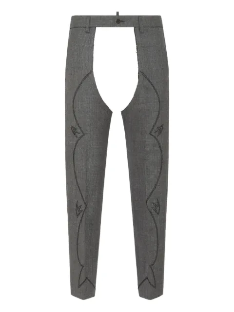 DSQUARED2 x Magliano Vaccaro New Dan trousers Grey S71KB0717D35243