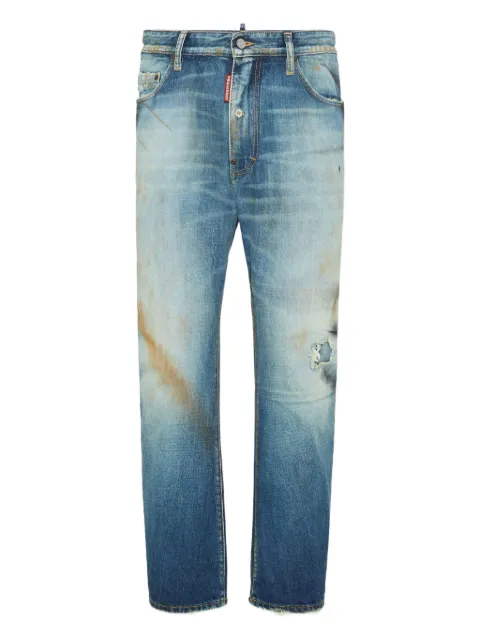 DSQUARED2 logo-patch jeans Blue S74LB1758D30011