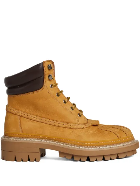 DSQUARED2 Army combat boots Brown ABM015909708546