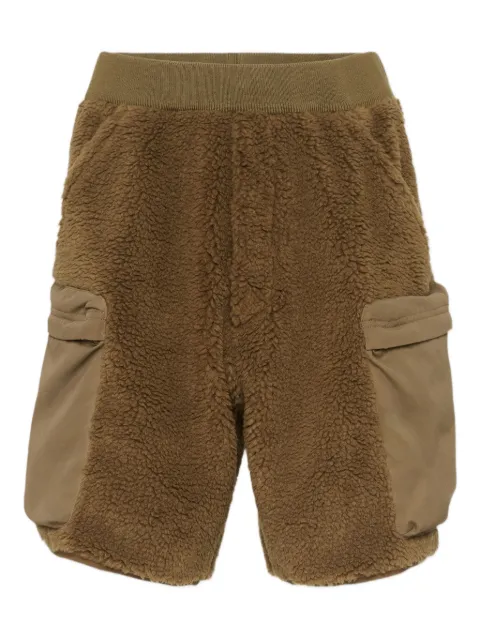 DSQUARED2 fleece-texture shorts Green S79MU0077S25602