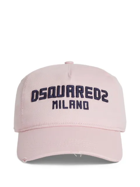 DSQUARED2 logo-embroidered baseball cap Pink BCW093205C00001