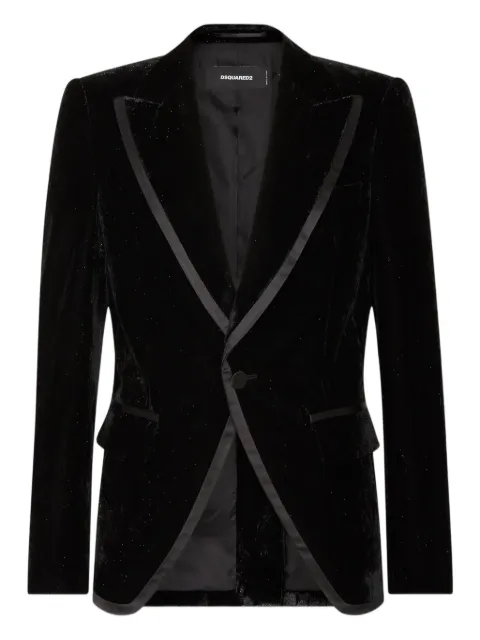 DSQUARED2 '70s velvet blazer Black S71BN0988S54819