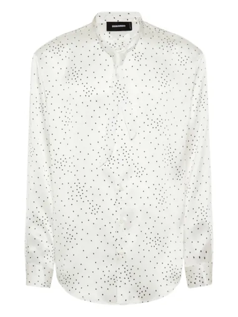 DSQUARED2 Stary Night shirt White S71DM0804D35389