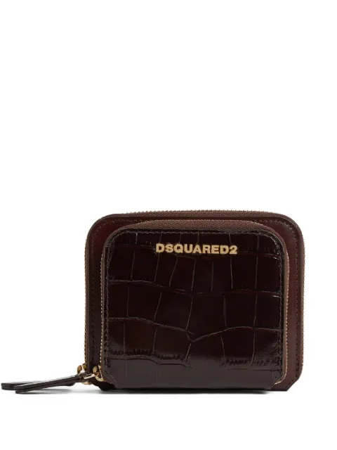 DSQUARED2 leather wallet Brown WAW003801508433