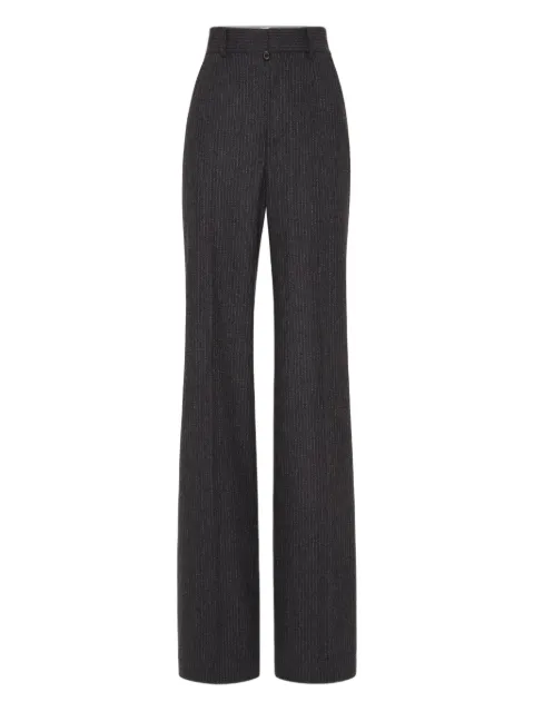DSQUARED2 high-waisted flared trousers Grey S72KA1313D35203