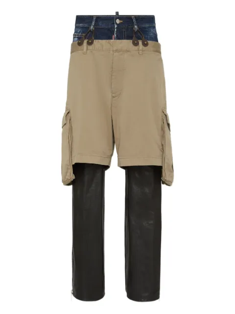 DSQUARED2 Triple Combo Easy Zoot trousers Blue S71KB0721D30011