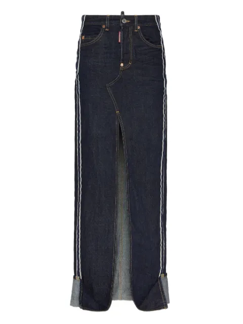 DSQUARED2 denim maxi skirt Blue S75MA1005S30833