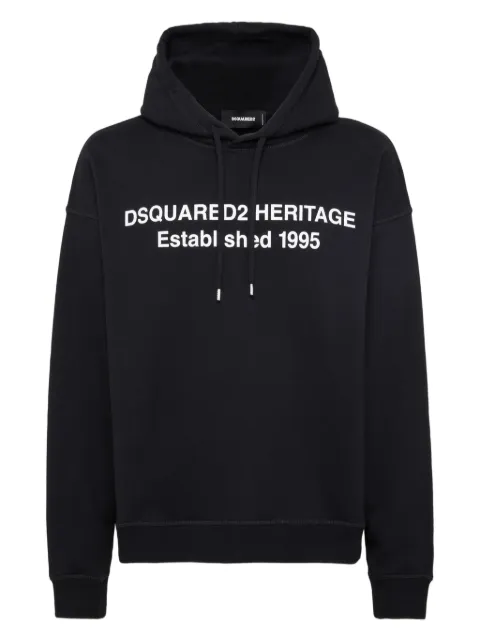 DSQUARED2 relax fit Dsquared2 Heritage hoodie Black S74GU0897S25516