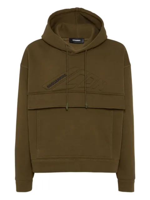 DSQUARED2 logo hoodie Green S79GU0144D25007