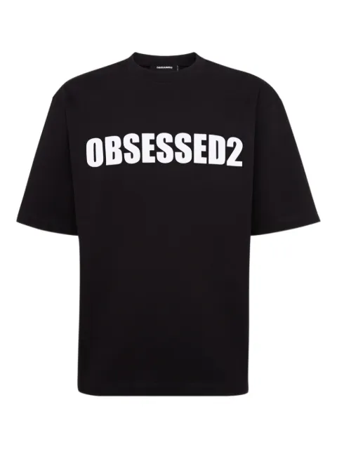 DSQUARED2 Obsessed2 loose T-shirt Black S74GD1478D20033