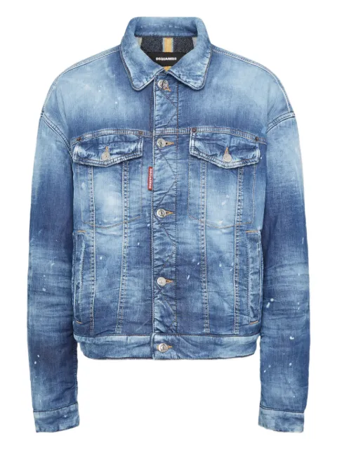 DSQUARED2 washed denim jacket Blue S75AM1141S30341