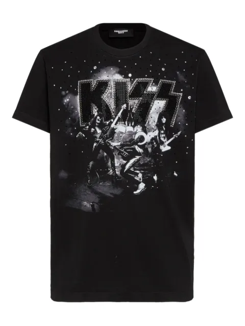 DSQUARED2 x Kiss jersey T-shirt Black S78GD0105D20035