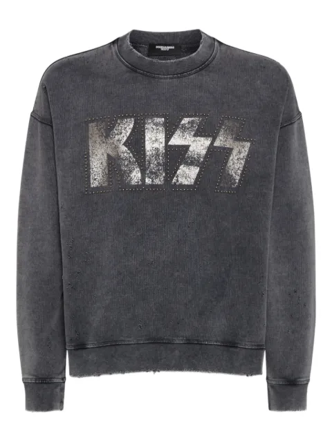 DSQUARED2 slogan-print sweatshirt Grey S78GU0087S25030