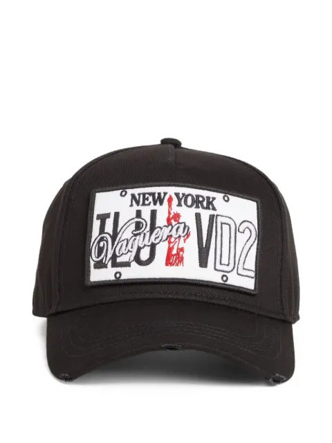 DSQUARED2 Vaquera baseball cap Black BCW093605C00001