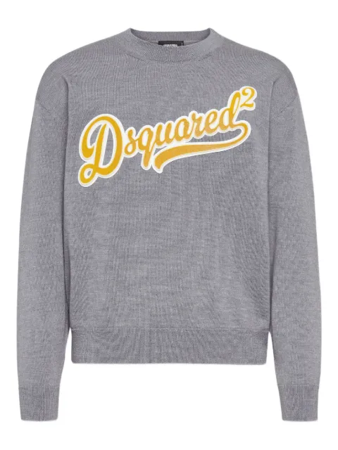 DSQUARED2 fine-knit jumper Grey S74HA1552D13142