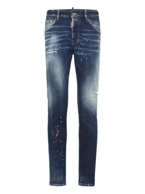 DSQUARED2 medium spots wash Cool Guy jeans Blue S74LB1732S30664