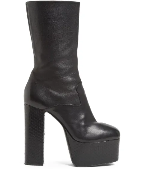 DSQUARED2 platform ankle boots Black ABM016601508604
