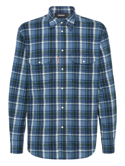 DSQUARED2 Canadian Vintage shirt Blue S74DM0948D35296