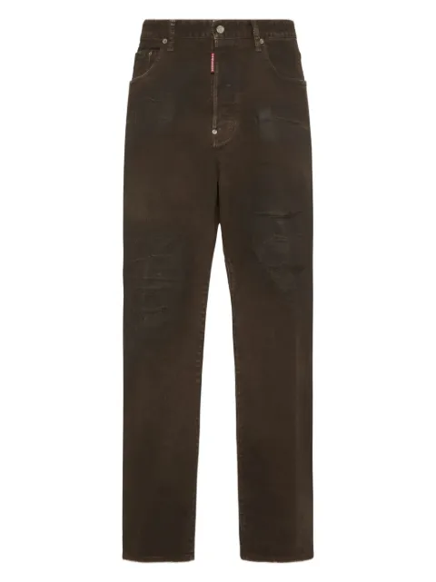 DSQUARED2 straight-leg jeans Brown S74LB1775S39781