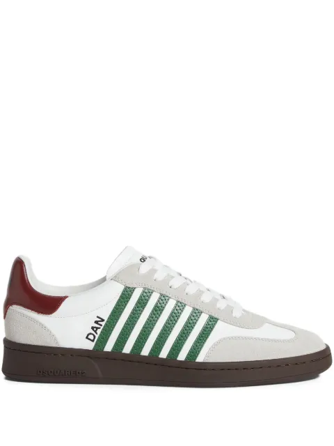 DSQUARED2 Boxer suede sneakers White SNM036401504118