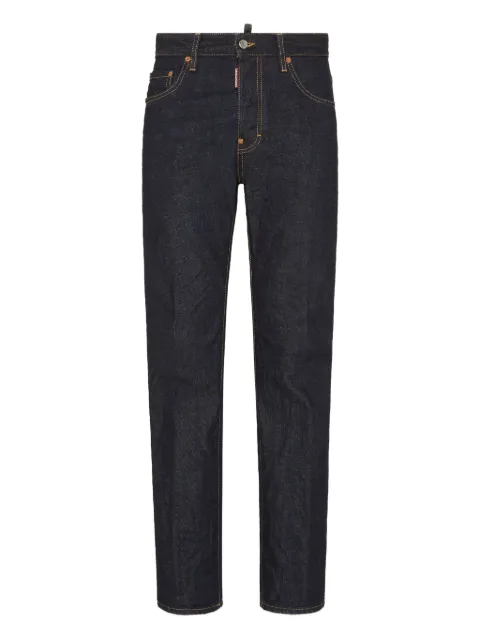 DSQUARED2 logo-patch jeans Blue S74LB1771S30833