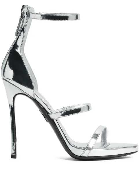 DSQUARED2 Straps Laminated sandals Silver HSW027610000001