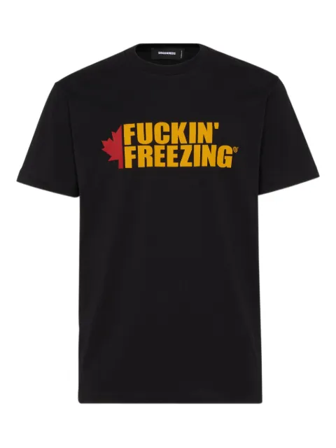DSQUARED2 Cool Fit slogan T-shirt Black S74GD1450D20020