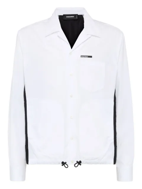 DSQUARED2 drawstring-hem shirt White S74DM0927S36275