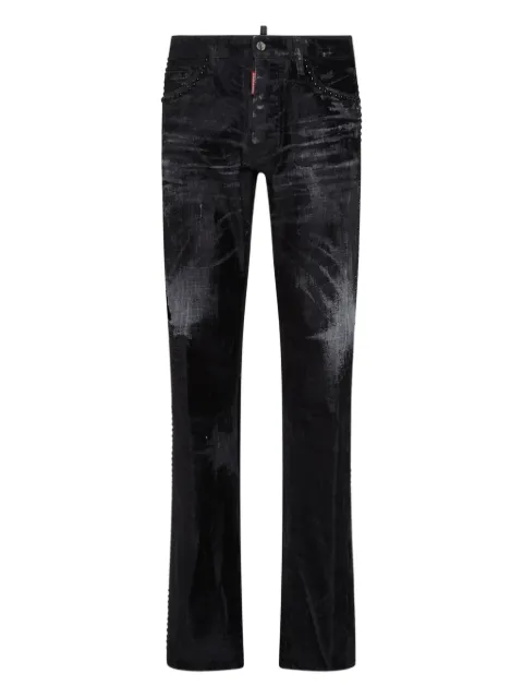 DSQUARED2 x Kiss patch jeans Black S78LB0113S30357