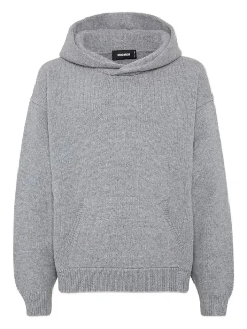 DSQUARED2 wool hoodie Grey S74HA1562D13145