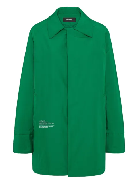 DSQUARED2 logo-print coat Green S75AA0443D35311