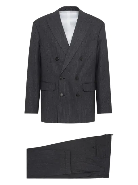 DSQUARED2 pinstriped suit Grey S74FT0496D35248