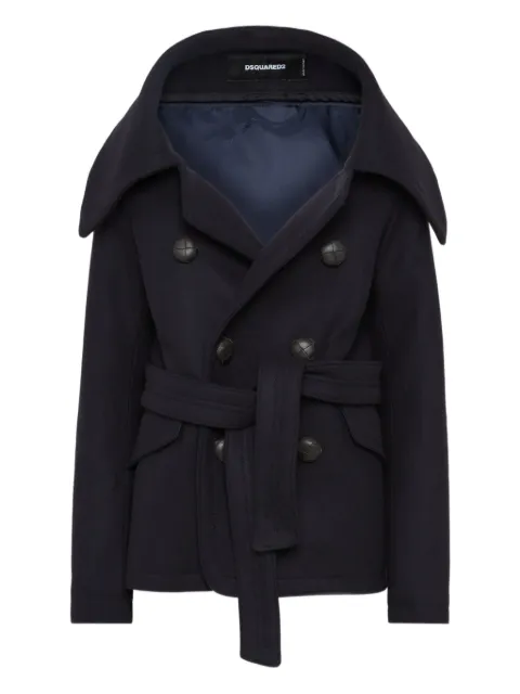 DSQUARED2 double-breasted coat Blue S75AM1139D35260