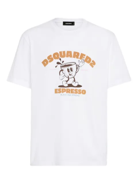 DSQUARED2 Espresso t-shirt White S74GD1452D20020