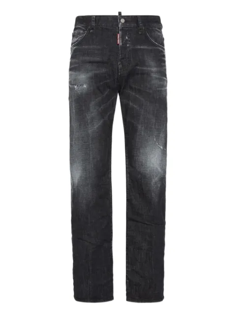 DSQUARED2 straight-leg jeans Black S74LB1725S30357