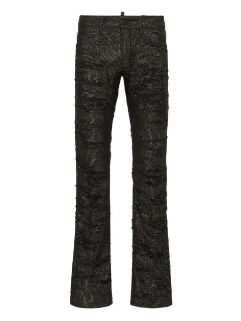 DSQUARED2 Gold Disco bootcut jeans Black S71LB1655DTN018