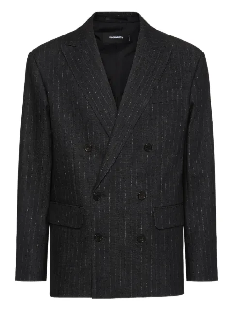 DSQUARED2 pinstriped blazer Black S74BN1330D30018