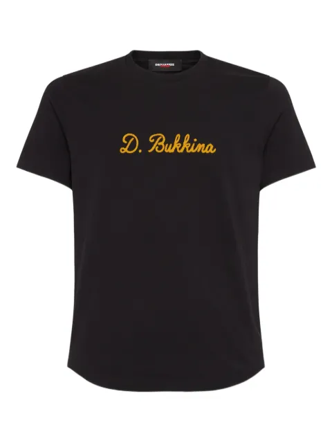 DSQUARED2 x Magliano embroidered t-shirt Black S71GD1608D20020