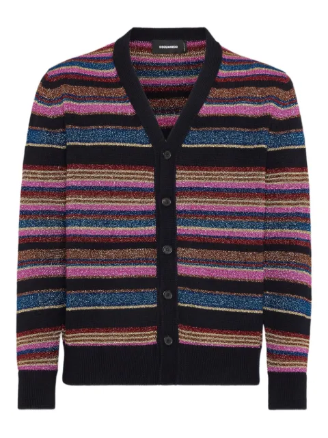 DSQUARED2 striped cardigan Pink S71HA1404D13177