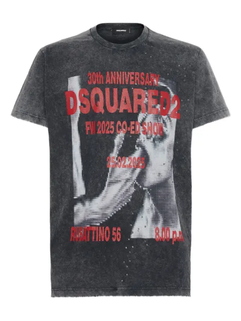 DSQUARED2 graphic-print T-shirt Grey S71GD1578S21600