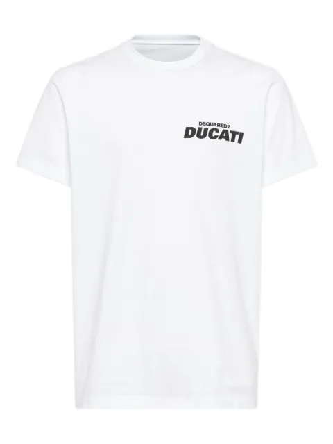 DSQUARED2 x Ducati loose T-shirt White S71GD1604D20020