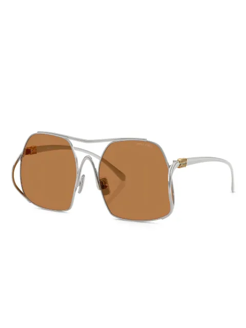 Miu Miu Eyewear pilot-frame sunglasses Silver MUA55S