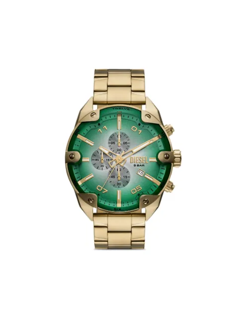 Diesel Spiked stainless steel watch Green DZ468500QQQ